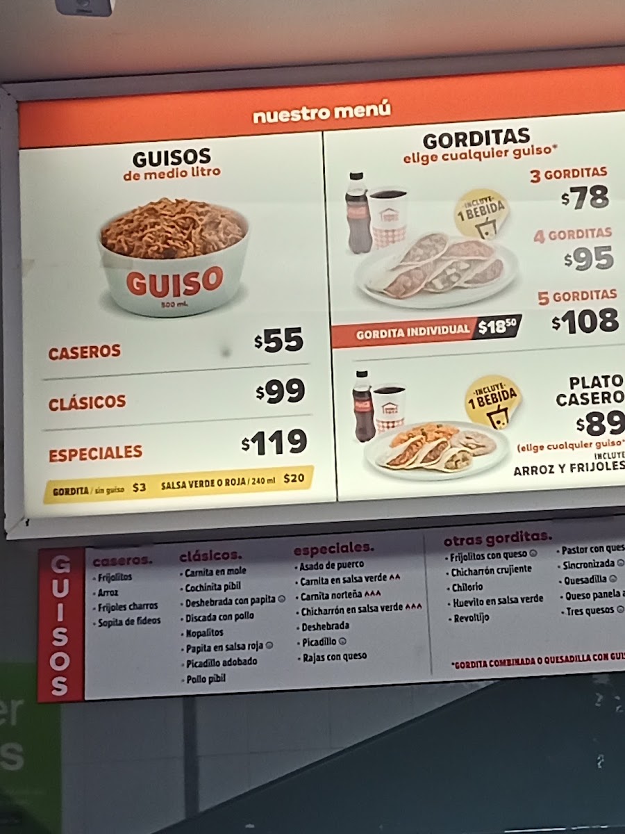 Gorditas Doña Tota Menu - Image 1